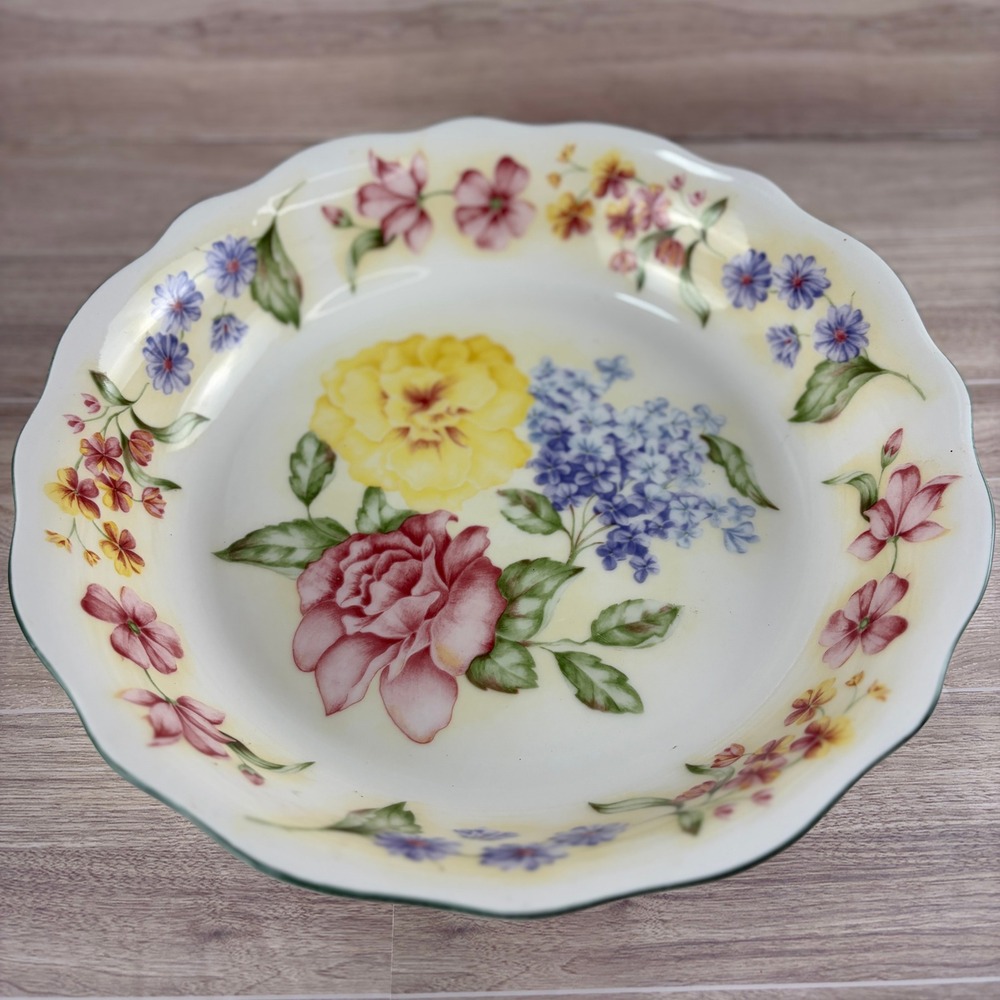 Jessica McClintock Westbury Court Christina 13" Fine China Serving Bowl Pasta - Picture 2 of 7